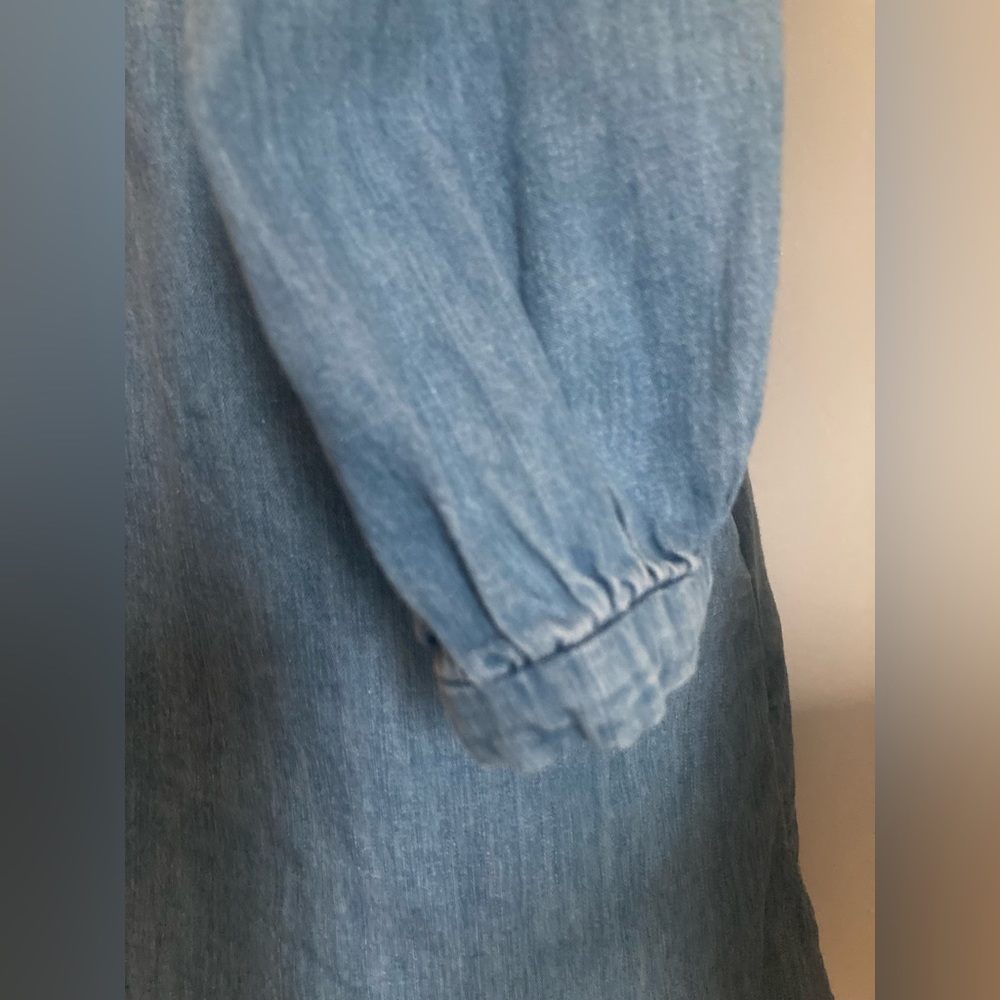 & Other Stories denim dress with balloon sleeve - Picture 5 of 6